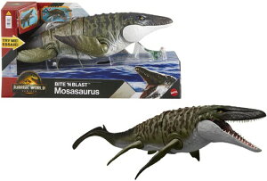 yVizMattel - Jurassic World: Rebirth Bite'N Blast Mosasaurus(FIG)yF2025/6/30z(WVbN[h TTEX)