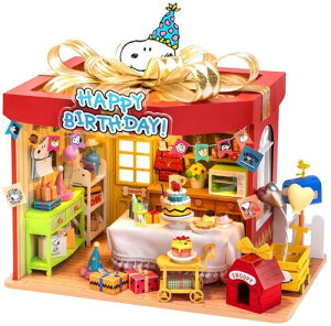 yVizSNOOPY BIRTHDAY PARTY WOODEN KIT (LIGHTING) (PUZZ)yF2025/9/30z(Xk[s[)