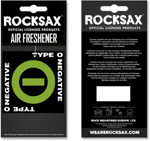 yVizROCKSAX TYPE O NEGATIVE LOGO AIR FRESHENERyF2025/6/1z