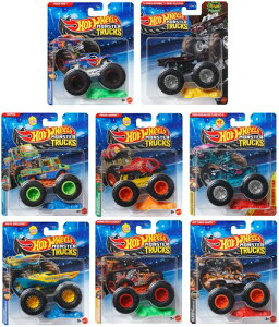 �y�V�i�zHOT WHEELS MONSTER TRUCKS 1 64 8 PIECE A ASRT�yF2025/12/30�����z