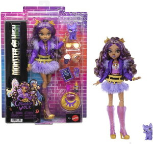 �y�V�i�zMattel Collectible - Monster High Clawdeen Wolf Doll with Pet Crescent (�����X�^�[�n�C/�N���[�f�B�[���E�E���t�h�[��)�yF2025/12/30�����z