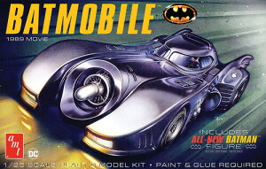�͌^�L�b�g�y�V�i�zBatman 1989 Batmobile w/Seated Batman Figure AMT Model Kit (1989�N�Ńo�b�g���[�r��)�yF2026/1/31�����z