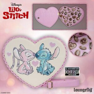 �y�V�i�zLILO & STITCH ANGEL STITCH HEART CROSSBODY - EE�yF2026/3/18�����z