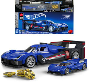 �y�V�i�zMattel Brick Shop - Hot Wheels Speed Series Building Set: Cadillac, Includes 1 Collectible Diecast Car, 236 Piece Collectible Building Toy Set (�L���f���b�N�v���W�F�N�gGTP�n�C�p�[�J�[)�yF2025/6/30�����z