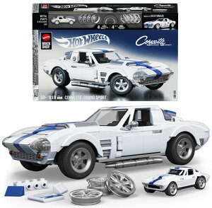 �y�V�i�zMattel Brick Shop - Hot Wheels Elite Series Building Set: Corvette, Includes 1 Collectible Diecast Car, 918 Piece Collectible Building Toy Set�yF2025/6/30�����z