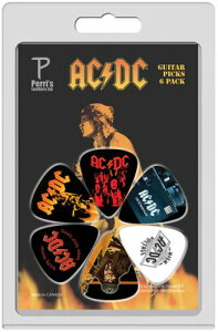 �M�^�[�s�b�N�y�V�i�zPERRI'S AC/DC VARIETY GUITAR PICKS (6 PACK) (6PC)�yF2026/5/15�����z