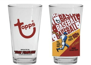 �p�C���g�O���X�y�V�i�zToon Tumblers 1970 Topps Baseball Trading Card Pack Art Pint Glass�yF2026/5/30�����z
