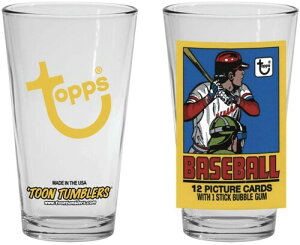 �p�C���g�O���X�y�V�i�zToon Tumblers 1979 Topps Baseball Trading Card Pack Art Pint Glass�yF2026/5/30�����z