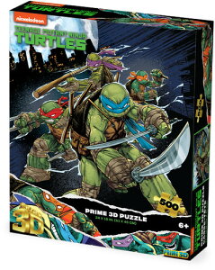 �W�O�\�[�p�Y���y�V�i�zTeenage Mutant Ninja Turtles Comic Style 500pc 24x18 in 3D Lenticular Puzzle (TMNT)�yF2026/4/28�����z