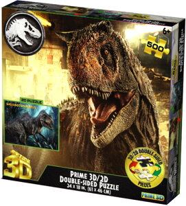 �W�O�\�[�p�Y���y�V�i�zJurassic World - Ceratosaurus / Giganotosaurus 500pc 24x18 in 3D/2D Double-Sided Puzzles�yF2026/4/28�����z