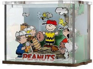 �y�V�i�zSNOOPY BASEBALL TIME WOODEN MINI SCENE (PUZZ)�yF2025/9/30�����z