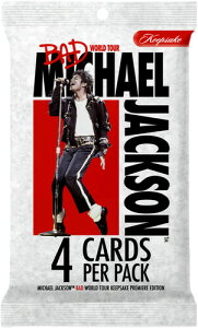 �O�b�Y�y�V�i�zKeepsake - Michael Jackson: Bad World Tour - Keepsake Premiere Edition Trading Cards - Hanger Box(�}�C�P���E�W���N�\��: �o�b�h�E���[���h�E�c�A�[ �v���~�A�G�f�B�V���� �g���[�f�B���O�J�[�h)�yF20