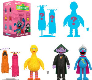 �y�V�i�zSuper7 - Sesame Street - Reaction Blind Box Wv2 - 12pc Flat�yF2025/8/30�����z
