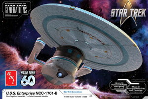 ���f���L�b�g�y�V�i�zAMT Star Trek: Generations U.S.S. Enterprise NCC-1701-B 1/1000 Scale Model Kit�yF2026/5/27�����z