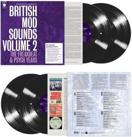 【輸入盤LPレコード】VA / Eddie Piller Presents British Mod Sounds Of The 1960s Volume 2: The Freakbeat & Psych Years (140gram Vinyl) (Black)【LP2023/2/17発売】