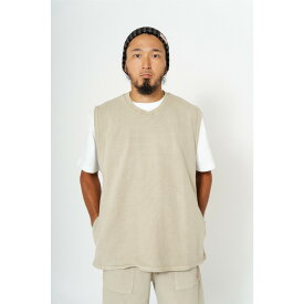 【 鹿子ベスト 】 BIG MIKE / ビッグマイク Pigment Sweat Vest ［ 102418705 ］ ピグメント鹿の子 ベスト スウェット ヴィンテージ ウォッシュ ポロシャツ ライトアウター インナー 経年変化 メンズ レディース アメカジ ワーク バイカー ワークウェア 作業着