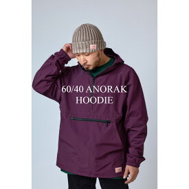 【 4色展開 60/40クロス 】 BIG MIKE / ビッグマイク 60/40 ANORAK HOODIE ［ 102236700 ］ アノラック ナイロン アウトドア パッカブル レインウェア ハーフジップ 経年変化 メンズ レディース ストリート アメカジ ワーク スケーター バイカー ワークウェア 作業着