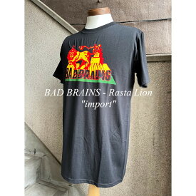 【 ミュージック Tシャツ 】 BAD BRAINS / バッドブレインズ ［ Rasta Lion ］ 半袖 Tシャツ 音楽 アーティスト プリント 並行輸入 インポート メンズ レディース キッズ ストリート アメカジ ワーク スケーター