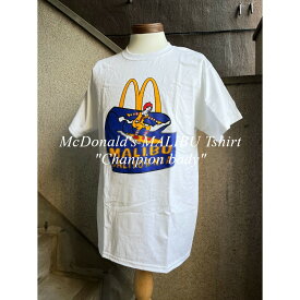 【 アメリカ 並行輸入 】 McDonald's MALIBU Tshirt / マクドナルド マリブ Tシャツ 》 Chanpion ［ mc-m ］ インポート Tシャツ チャンピョン チャンピョンボディ インポート 店舗限定 ストリート アメカジ ワーク スケーター