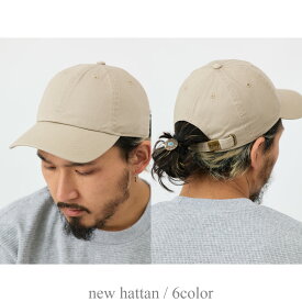 【 定番 6色展開 】 new hattan / ニューハッタン キャップ シンプル ［ NHN1400 ］帽子 メンズ レディース キッズ ストリート アメカジ ワーク スケーター バイカー