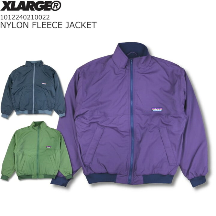 楽天市場】XLARGE エクストララージ NYLON FLEECE JACKET ナイロン 