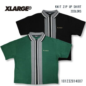 エクストララージ XLARGE KNIT ZIP UP SHIRT 半袖 シャツ 39ショップ 101232014007 39ショップ 送料無料