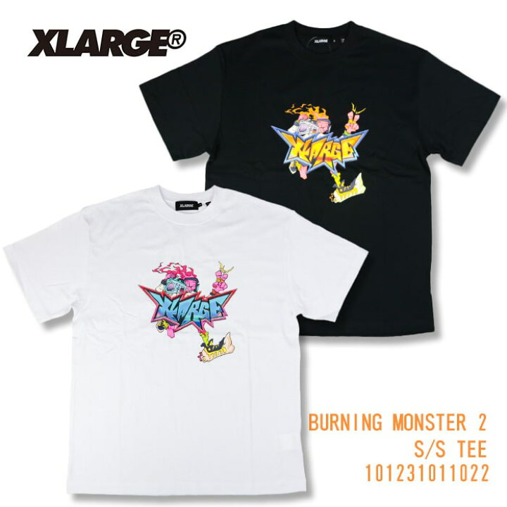 楽天市場】SALE XLARGE エクストララージ BURNING MONSTER S/S TEE 