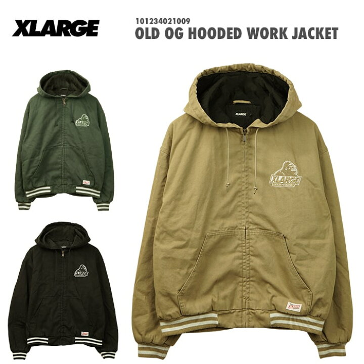 楽天市場】XLARGE エクストララージ OLD OG HOODED WORK JACKET 