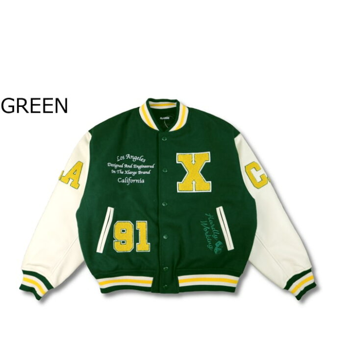 楽天市場】XLARGE OG LOGO VARSITY JACKET エクストララージ オージー 