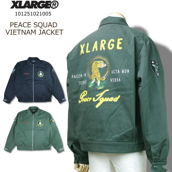 楽天市場】XLARGE PEACE SQUAD VIETNAM JACKET エクストララージ