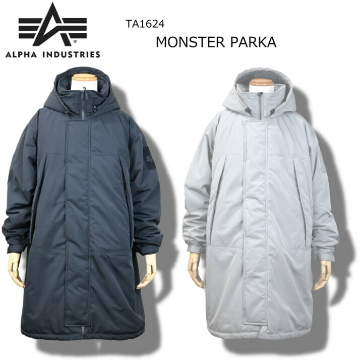 楽天市場】ALPHA INDUSTRIES アルファ インダストリーズ MONSTER PARKA 