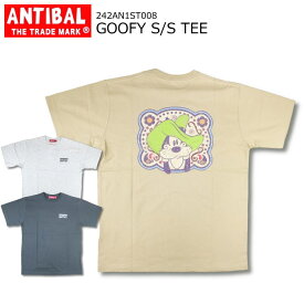 ANTIBAL GOOFY S/S TEE アンチバル グーフィー 半袖 Tシャツ メカジ ディズニー disney プリント ひび割れ カウボーイ ウェスタン クラック ショートスリーブ howdy 挨拶 上野 アメ横 アメリカ屋 セール品 お買い得 値下げ 返品交換不可 242AN1ST008