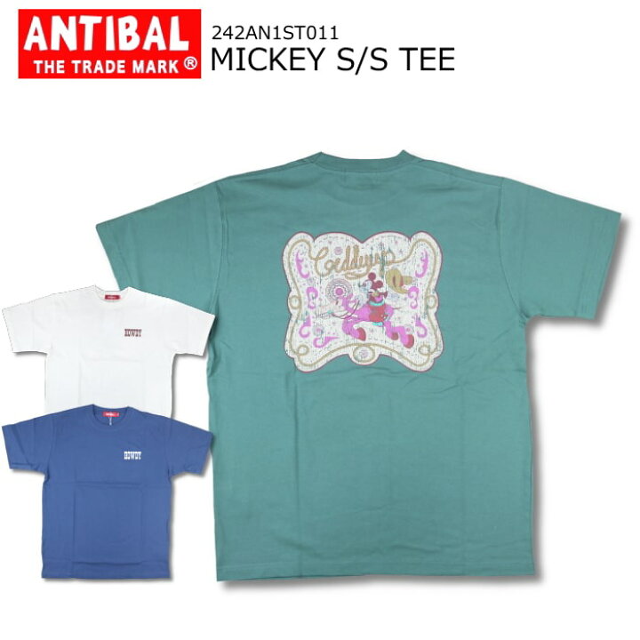 楽天市場】ANTIBAL MICKEY S/S TEE アンチバル ミッキー 半袖 アメカジ 