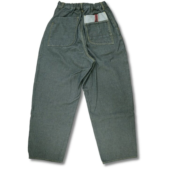 楽天市場】AOZORA BLUE HEAVEN SASHIKO DENIM WIDE ROLL UP PANT 