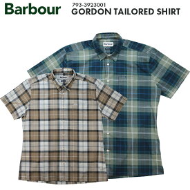 Barbour バブアー GORDON TAILORED SHIRT ゴードン テーラード 半袖シャツ 793-3923001 送料無料