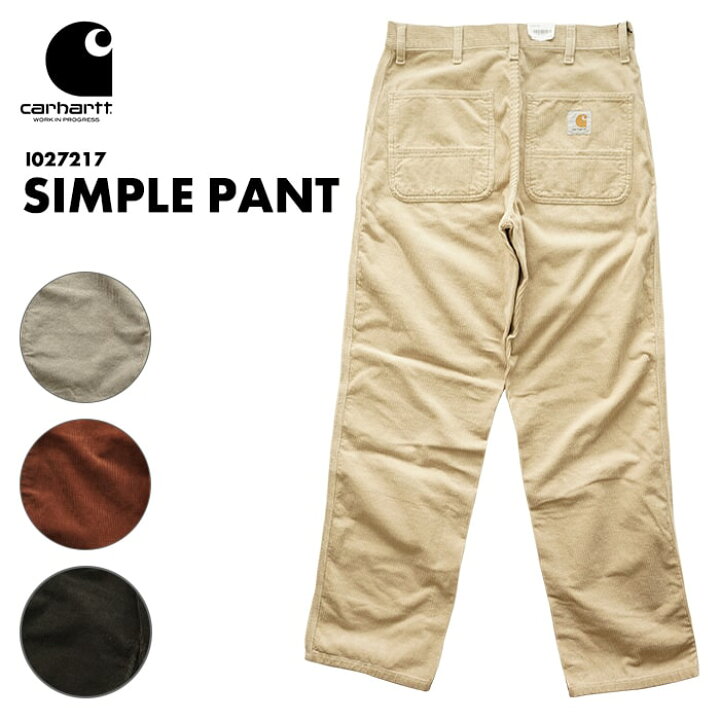 楽天市場】Carhartt WIP カーハート SIMPLE PANT シンプル パンツ 