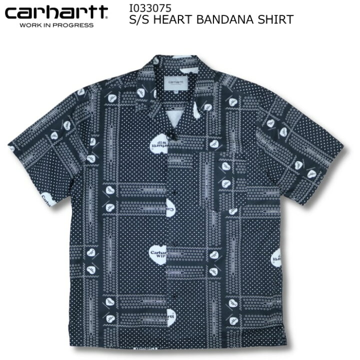 楽天市場】Carhartt S/S HEART BADANA SHIRT カーハート 半袖 ハート 