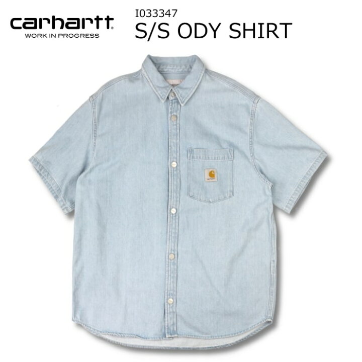 楽天市場】Carhartt S/S ODY SHIRT BLUE STONE BLEACHED カーハート 