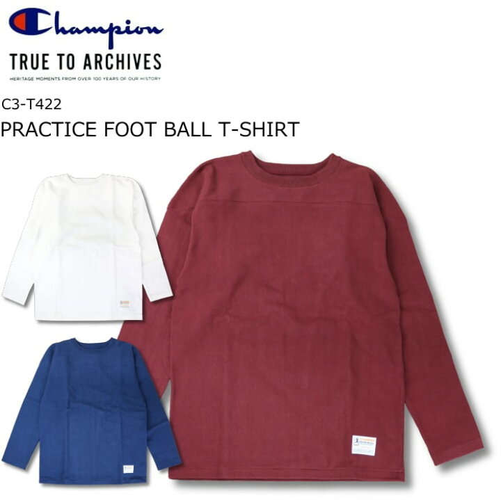 楽天市場】Champion TRUE TO ARCHIVES PRACTICE FOOTBALL T-SHIRT 