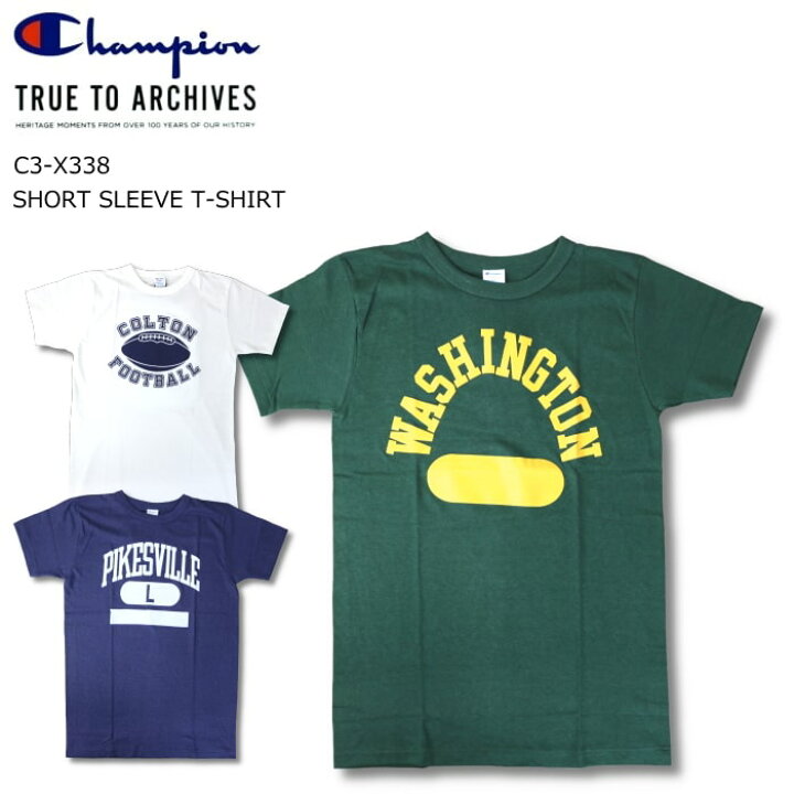 楽天市場】Champion TRUE TO ARCHIVES SHORT SLEEVE PRINT T-SHIRT 