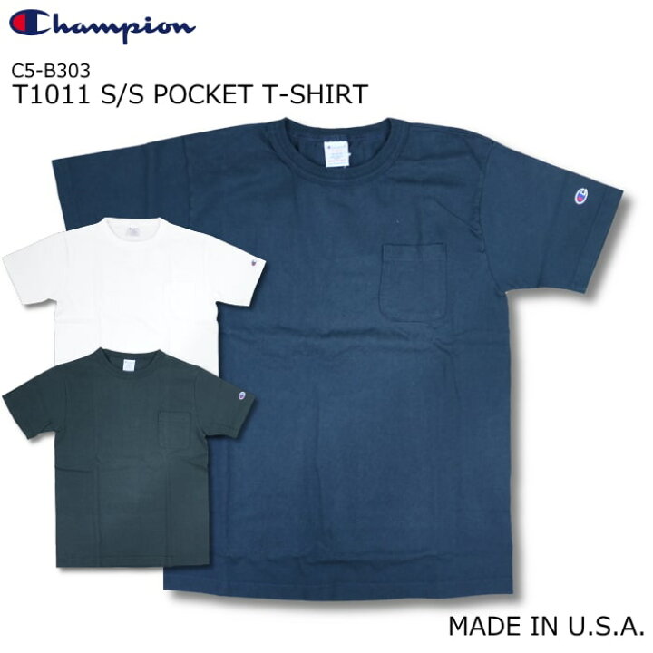 楽天市場】Champion S/S POCKET T-SHIRT チャンピオン 半袖 ポケット T 