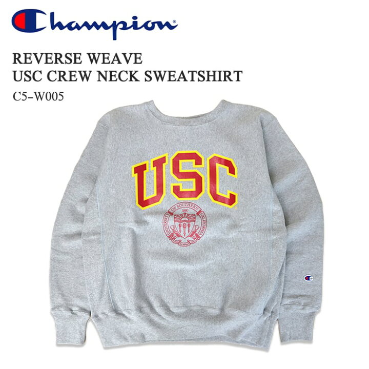 楽天市場】CHAMPION チャンピオン REVERSE WEAVE USC CREW NECK 