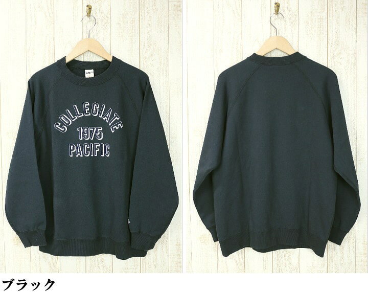 楽天市場】Collegiate Pacific CREW SWEAT カレッジエイトパシフィック 