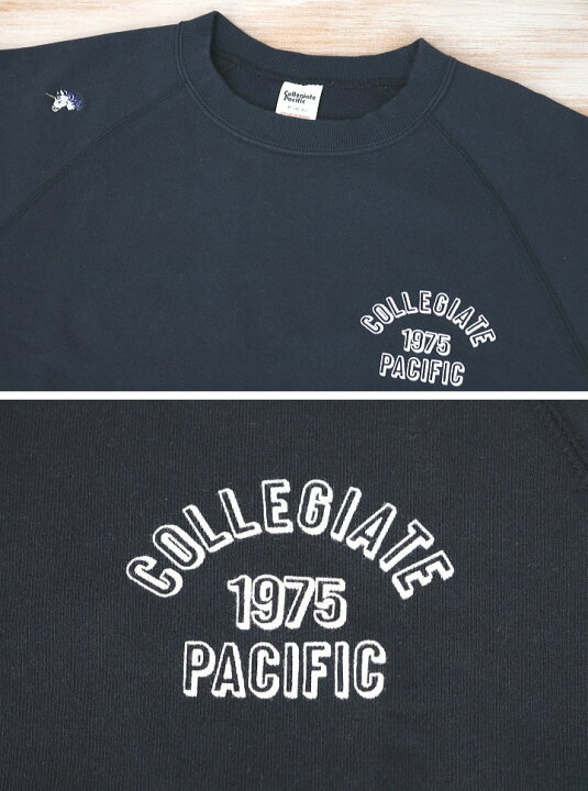 楽天市場】Collegiate Pacific CREW SWEAT カレッジエイトパシフィック 