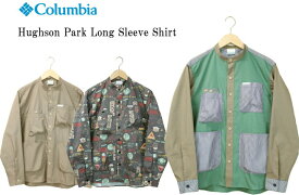 Columbia コロンビア Hughson Park Long Sleeve Shirt ヒューソン パーク ロングスリーブ シャツ PM0068 3color 送料無料