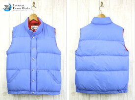 CRESCENT DOWN WORKS クレセントダウンワークス DOWN VEST ダウンベスト 42621 ロイヤル