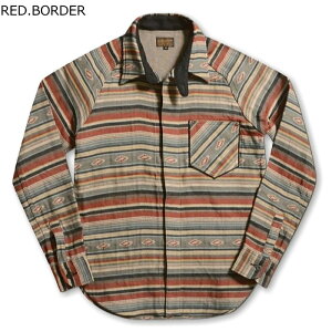 �f���b�N�X�E�G�A DELUXEWARE 40s �l�C�e�B�u �{�[�_�[ �t�����l�� �V���c 40S NATIVE BORDER FLANNEL SHIRT 7649C �l���V���c �A���J�W �w�r�[�l�� 3�d�D �ڌ� �����Y ��� ���{�� ��100% �R�b�g�� ���[�N�E�F