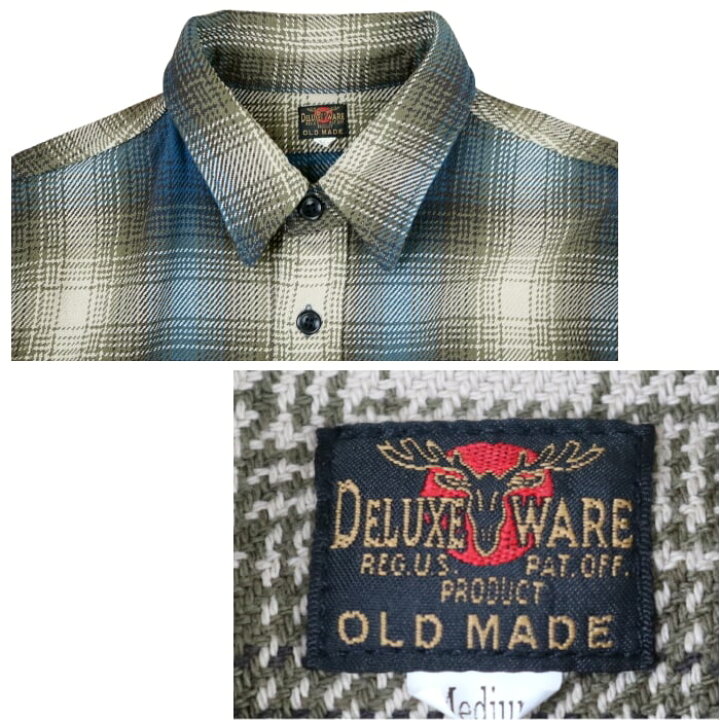 楽天市場】DELUXEWARE デラックスウエア hv-54 HEAVY COTTON FLANNEL 