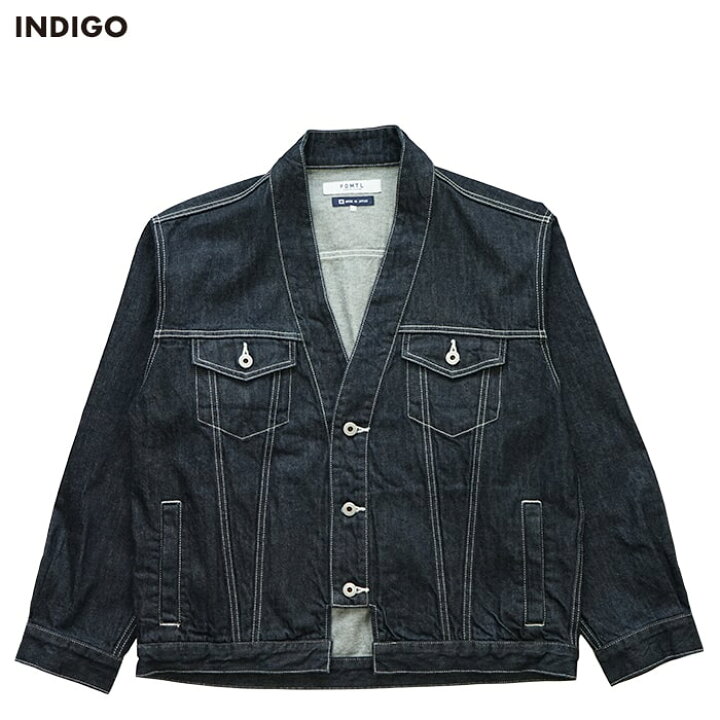 楽天市場】FDMTL ファンダメンタル DENIM HAORI JACKET RINSE デニム 