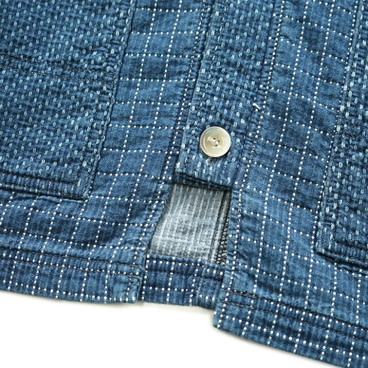 楽天市場】FDMTL ファンダメンタル SASHIKO CARDIGAN 3YR WASH 刺し子 